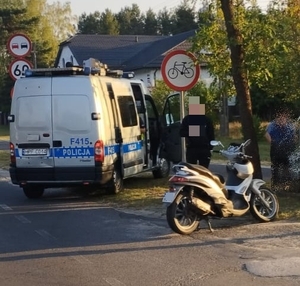 miejsce zdarzenia drogowego.