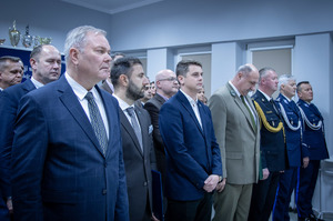 uroczysta zbiórka z okazji objęcia stanowiska przez komendanta.