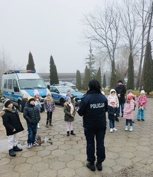 Zajęcia profilaktyczne w Komendzie Powiatowej Policji w Bełchatowie.