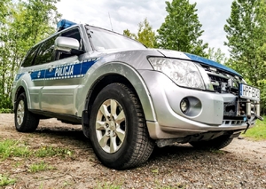 radiowóz policyjny.