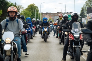 parada motocyklowa.