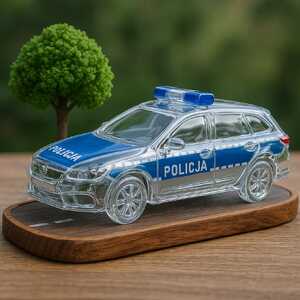 radiowóz policyjny.