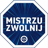 znak akcji z napisem MISTRZU ZWOLNIJ.