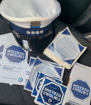 ulotki akcji pod nazwą mistrzu zwolnij.