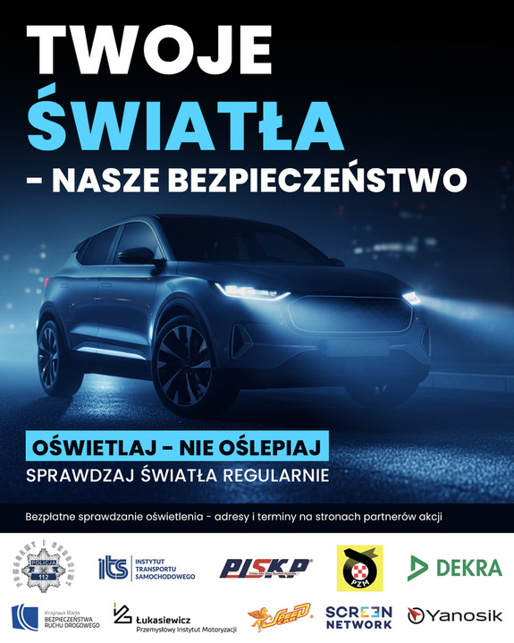 Plakat Twoje Światła dają moc.