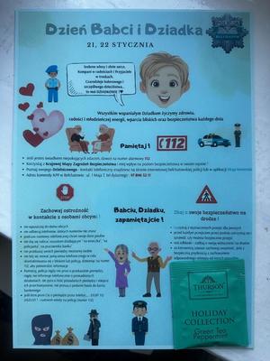 Ulotka informacyjna.