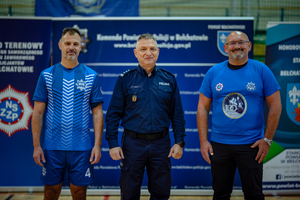 Turniej o Puchar Komendanta Powiatowego Policji w Bełchatowie na hali widowiskowo-sportowej.