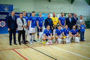 Turniej o Puchar Komendanta Powiatowego Policji w Bełchatowie na hali widowiskowo-sportowej.