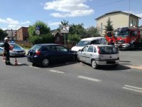 wypadek na skrzyżowaniu ulic Czyżewskiego i Wspólnej
